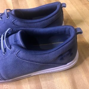 Men’s Under Armour slip on shoes,navy